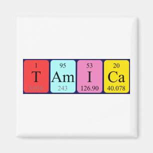 Tamica periodic table name magnet
