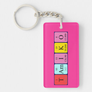 Tamiko periodic table name keyring