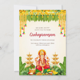 Tamil Gruhapravesham invites Telugu Housewarming