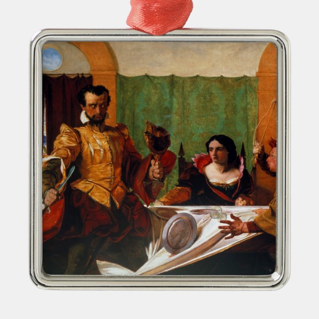 Taming of the Shrew Metal Ornament (Front)