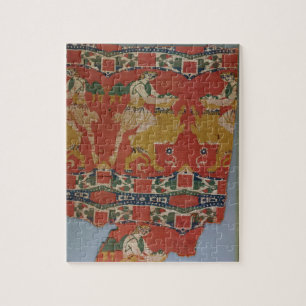 Taming of the Wild Animal, Byzantine tapestry frag Jigsaw Puzzle