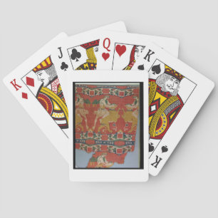 Taming of the Wild Animal, Byzantine tapestry frag Playing Cards