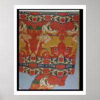 Taming of the Wild Animal, Byzantine tapestry frag