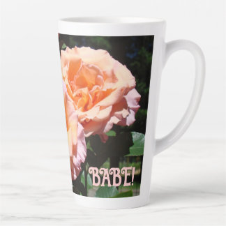 T'amour BÉBÉ ! mugs à café Roses Roses Péches Rose