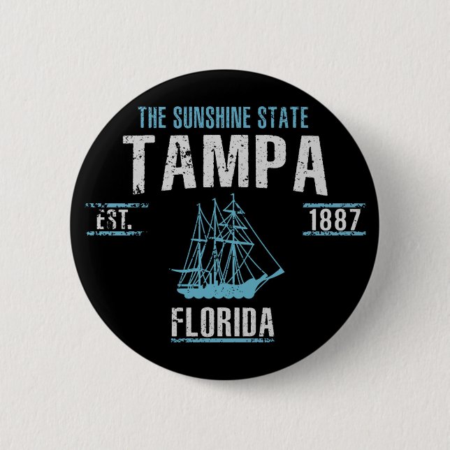 Tampa 2 Inch Round Button (Front)