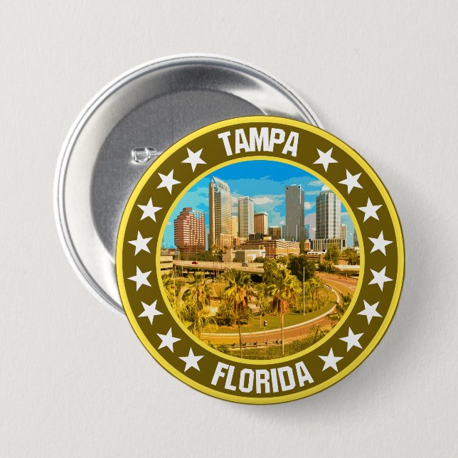 Tampa                                              3 inch round button (Front & Back)
