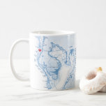 Tampa Bay Florida Beach House Decor Gift  Coffee Mug<br><div class="desc">It's always Summertime with this beautiful custom Tampa Bay mug, with Emerson's "Live in the sunshine... " quote and a spot to personalize it for a friend or family member. Easily customize the heart location Zazzle's design editor. Map includes Tampa, Clearwater, St. Petersburg, Bradenton, Palmetto, Anna Maria Island, Ft. De...</div>