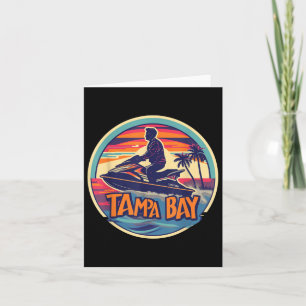 Tampa Bay Florida Jetski Boating Water Gulf Waters Card