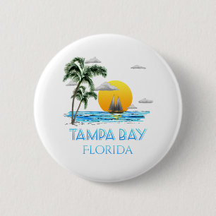 Tampa Bay Florida Sailing 2 Inch Round Button