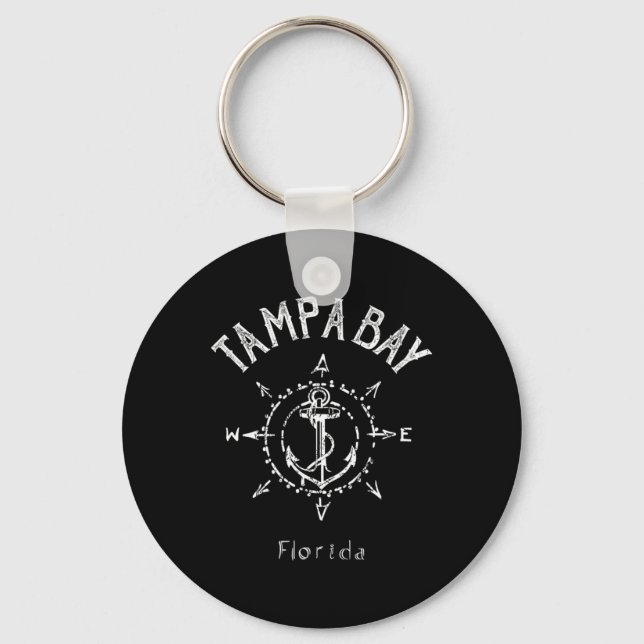 Tampa Bay Florida Sailing  Keychain (Front)