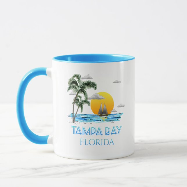 Tampa Bay Florida Sailing Mug (Left)