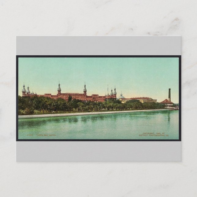 Tampa Bay Hotel classic Photochrom Postcard (Front)