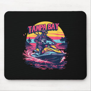 Tampa Bay Pirate Florida Jetski Boating Funny Gasp Mouse Pad