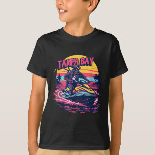 Tampa Bay Pirate Florida Jetski Boating Funny Gasp T-Shirt