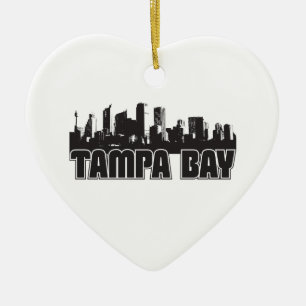 Tampa Bay Skyline Ceramic Ornament