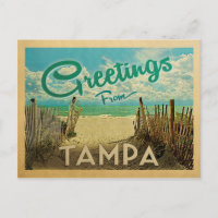 Tampa Beach Vintage Travel