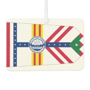 Tampa city flag air freshener