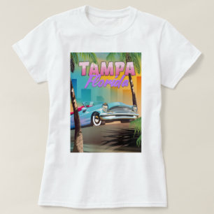Tampa Florida beautiful travel poster. T-Shirt
