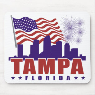 Tampa Florida Patriotic Mousepad