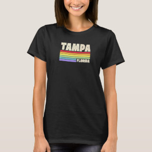 Tampa Florida Pride Rainbow Flag Gay Pride Merch Q T-Shirt
