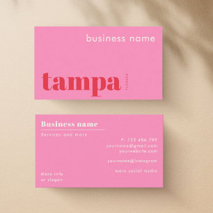 Tampa Florida shop company Business Card