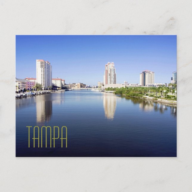 Tampa, Florida, U.S.A. Postcard (Front)
