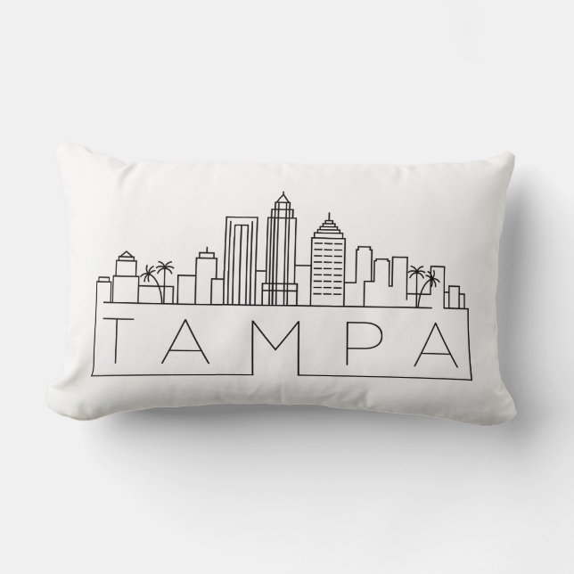 Tampa, Floride Coussin Skyline Lumbar (Recto)