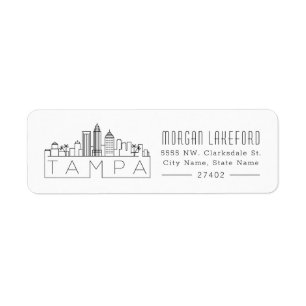 Tampa, Floride, Skyline Stylisé