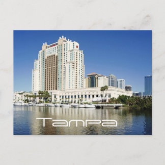 Tampa, Marriott, Waterside, Hotel & Marina Postcard