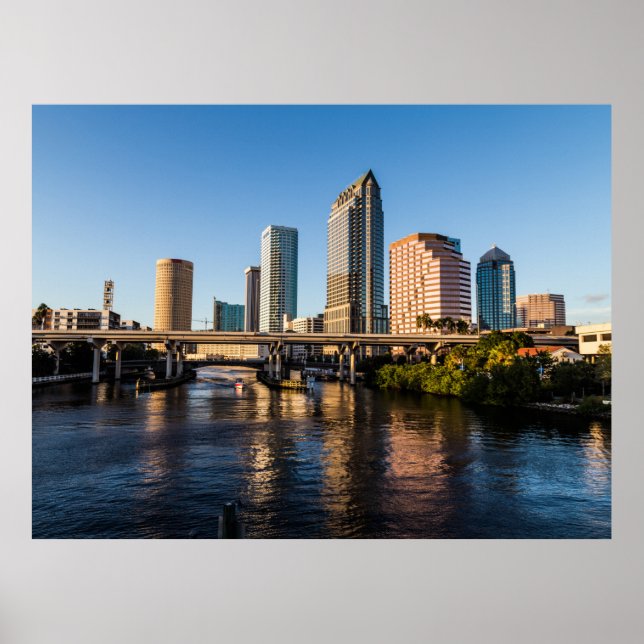 Tampa Riverwalk Print, Value Poster Paper (Matte) (Front)