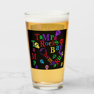 TAMPA SKULLS GLASS