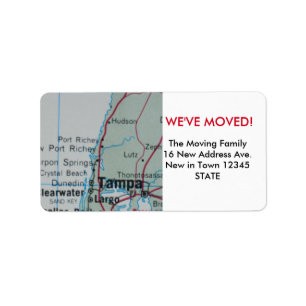 Tampa We've Moved label