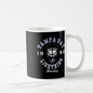 Tampa Y Lightning Hockey Mask Black Officially Lic Coffee Mug