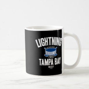 Tampa Y Lightning Hockey Puck Black Officially Lic Coffee Mug