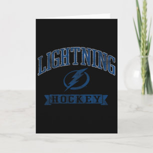 Tampa Y Lightning Vintage Hockey Gray Officially L Card