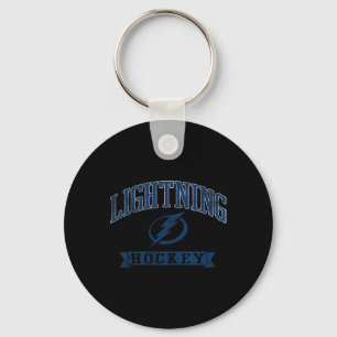 Tampa Y Lightning Vintage Hockey Gray Officially L Keychain