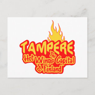 Tampere Hot Wings postcard