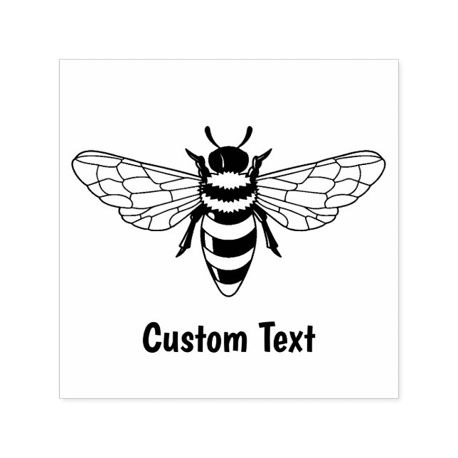 Tampon Auto-encreur abeille (Design)