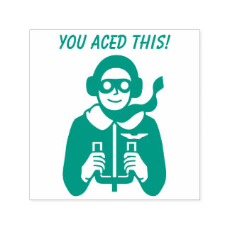 Tampon Auto-encreur Ace Pilote Circulaire Enseignant A Plus