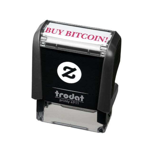 TAMPON AUTO-ENCREUR  ACHETER BITCOIN (Produit)