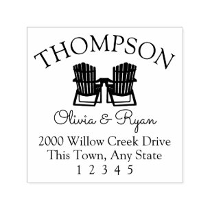Tampon Auto-encreur Adirondack Chaises Adresse