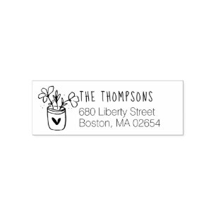 Tampon Auto-encreur Adresse Classique Simple