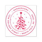 Adresse de retour de l'arbre de pin de Noël