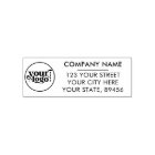 Adresse de retour d'entreprise Logo de société pro