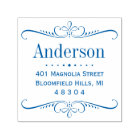 Adresse de retour du cadre de défilement élégant