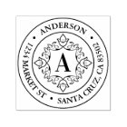 Adresse de retour du cadre Monogram Retro