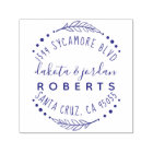 Adresse de retour du couple rustique Lettré à la m