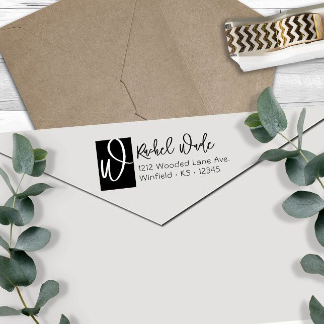 Tampon Auto-encreur Adresse de retour du script initial (Créateur téléchargé)