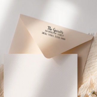 Tampon Auto-encreur Adresse de retour manuscrite simple