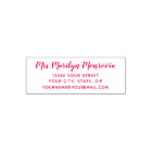 Adresse de retour simple